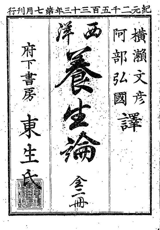 1873_西洋養生論