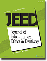 Journal of Education and Ethics in Dentistry